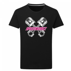 T-Shirt „Piston“ schwarz