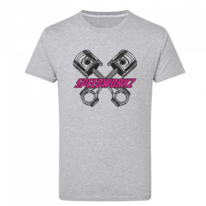 T-Shirt „Piston“ grau